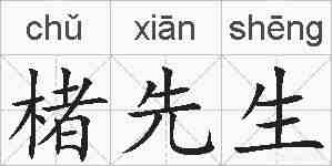楮先生的拼音