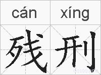 残刑的拼音