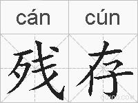 残存的拼音
