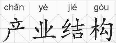 产业结构的拼音