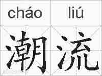潮流的拼音