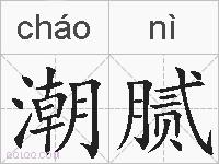 潮腻的拼音