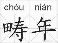 畴年的拼音