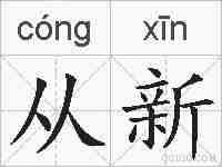 从新的拼音