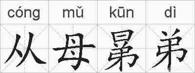 从母晜弟的拼音
