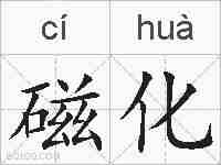 磁化的拼音