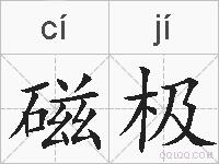 磁极的拼音