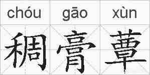 稠膏蕈的拼音
