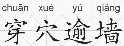 穿穴逾墙的拼音