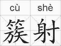 簇射的拼音