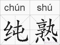 纯熟的拼音