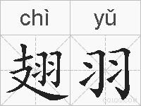 翅羽的拼音