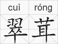 翠茸的拼音