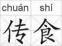 传食的拼音