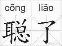 聪了的拼音