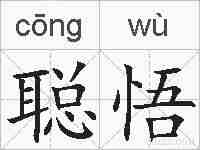 聪悟的拼音