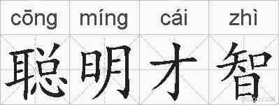 聪明才智的拼音