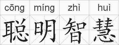 聪明智慧的拼音