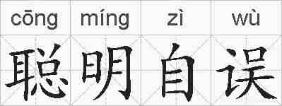 聪明自误的拼音