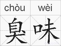 臭味的拼音