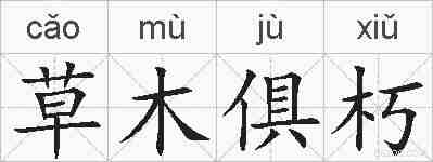 草木俱朽的拼音