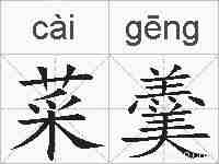 菜羹的拼音