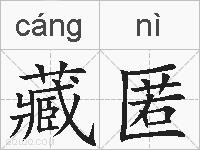 藏匿的拼音