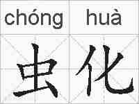 虫化的拼音