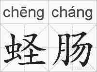 蛏肠的拼音