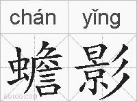 蟾影的拼音