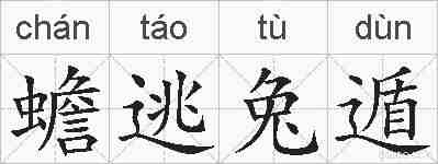 蟾逃兔遁的拼音