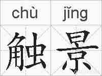 触景的拼音