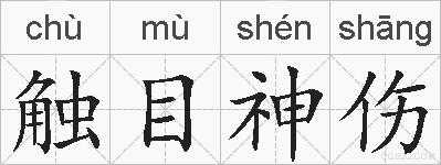 触目神伤的拼音
