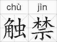 触禁的拼音
