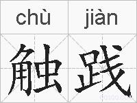 触践的拼音