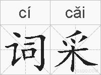 词采的拼音