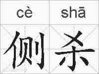 侧杀的拼音