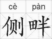 侧畔的拼音