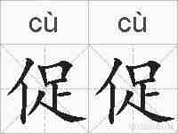 促促的拼音