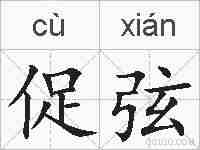 促弦的拼音
