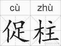 促柱的拼音