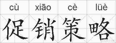 促销策略的拼音