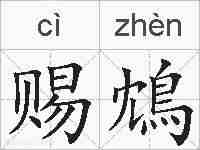 赐鴆的拼音