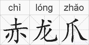 赤龙爪的拼音