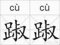 踧踧的拼音