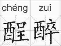 酲醉的拼音