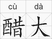 醋大的拼音