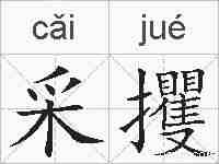 采攫的拼音