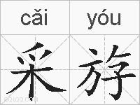 采斿的拼音