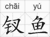 钗鱼的拼音